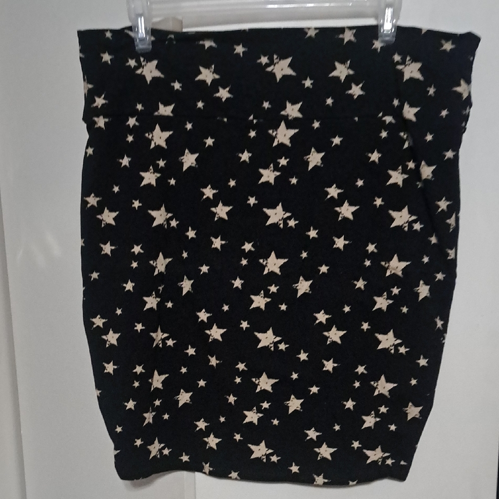 Torrid Black and White Pencil Skirt Knee-Length Night Out